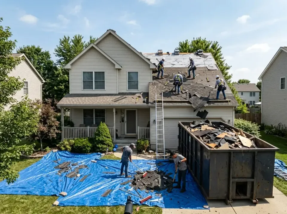 roof-replacement-debris-remova-004 — frequently asked questions, Cheapest Dumpster Rentals in Bonham, TX